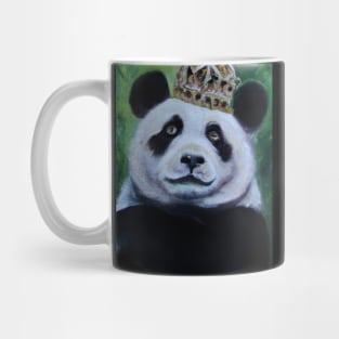 Panda with Crown Oil Painting Mug